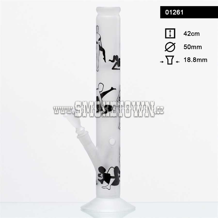 Kamasutra Glass Bong Dim Straight 42cm 2