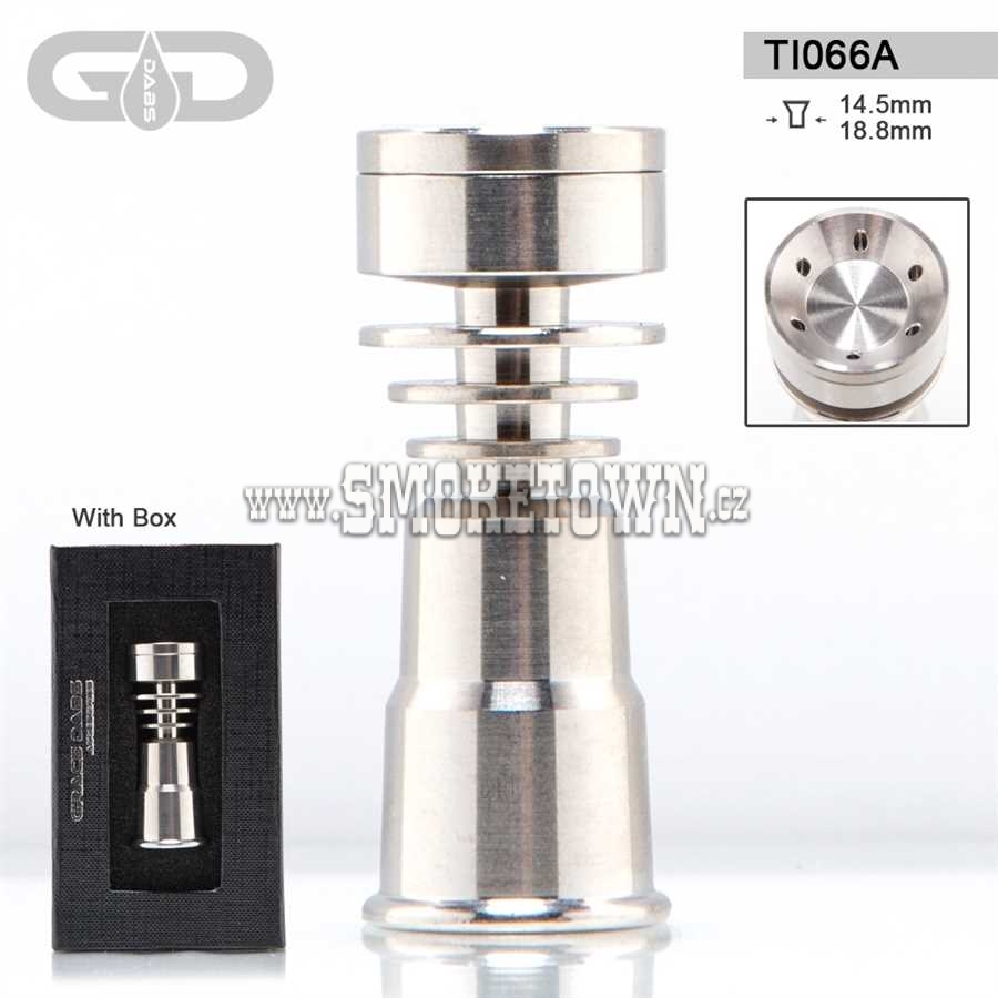 Grace Glass Titanium Domeless Nail Female SG18