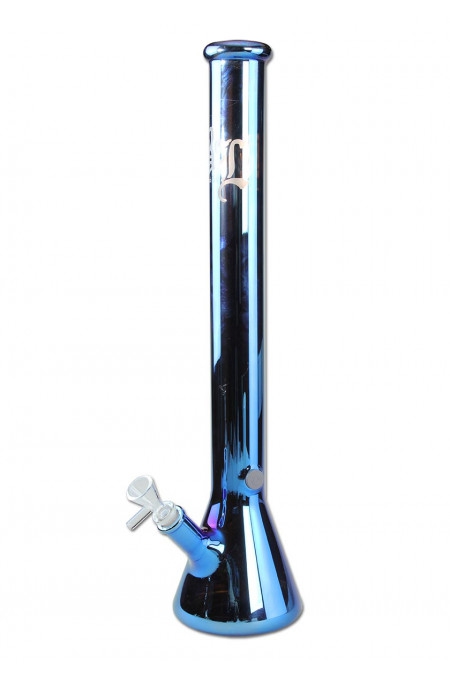 Black Leaf Neverland Glass Bong Metalic Blue Cone 54cm