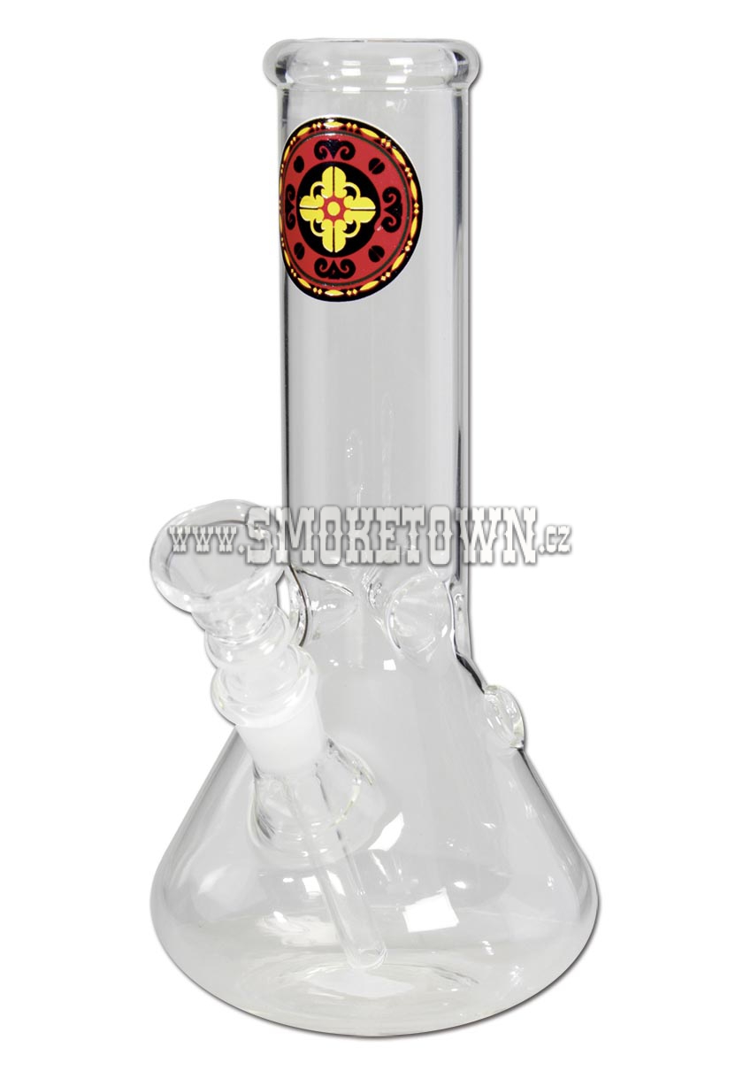 Mandala ICE Glass Bong Flask 21cm