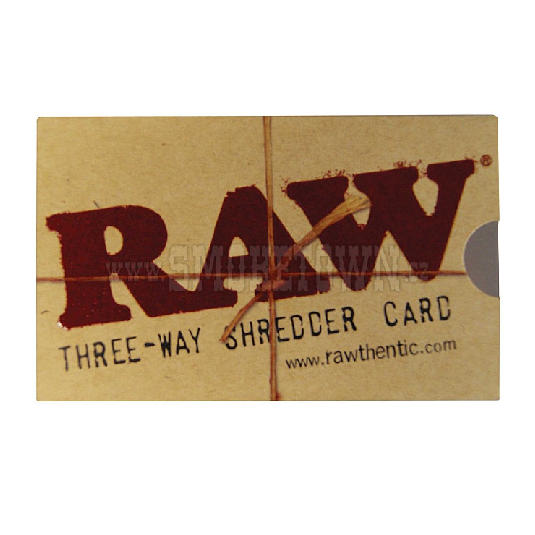RAW SHREDDER CARD 2