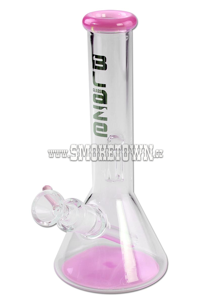 BLAZE Flask Bong Ice with Hole Perco Pink 20cm