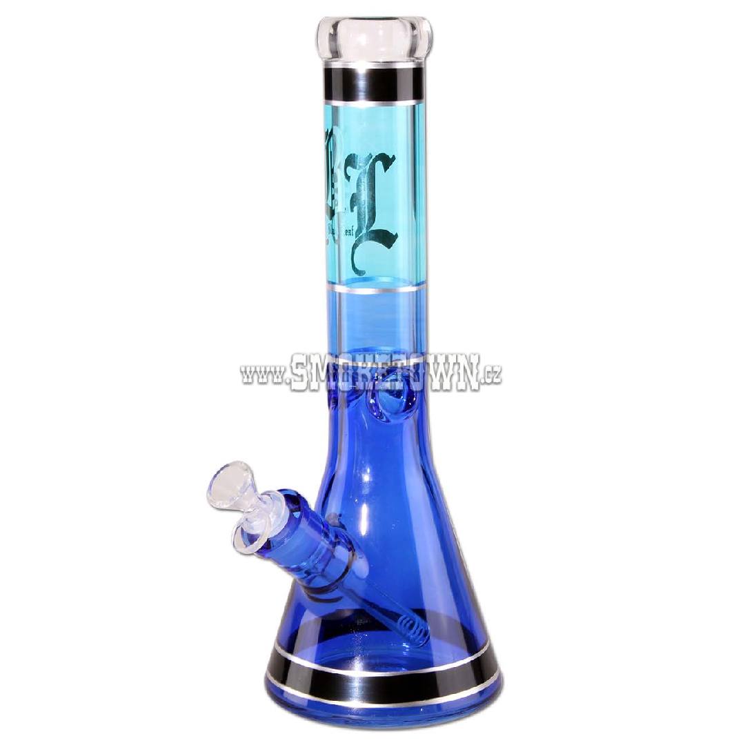 Black Leaf Beaker Bong Ice 35cm WT7mm