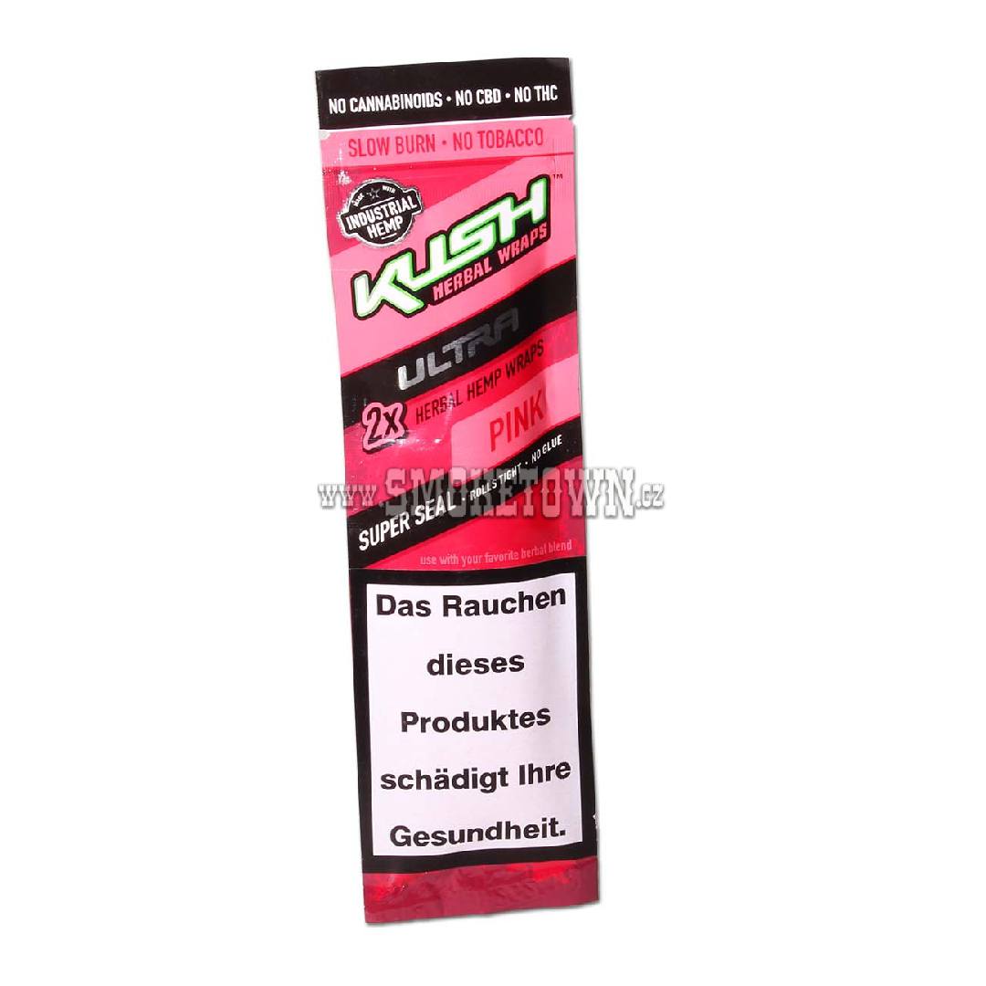 Kush Herbal Hemp Wraps Ultra Pink