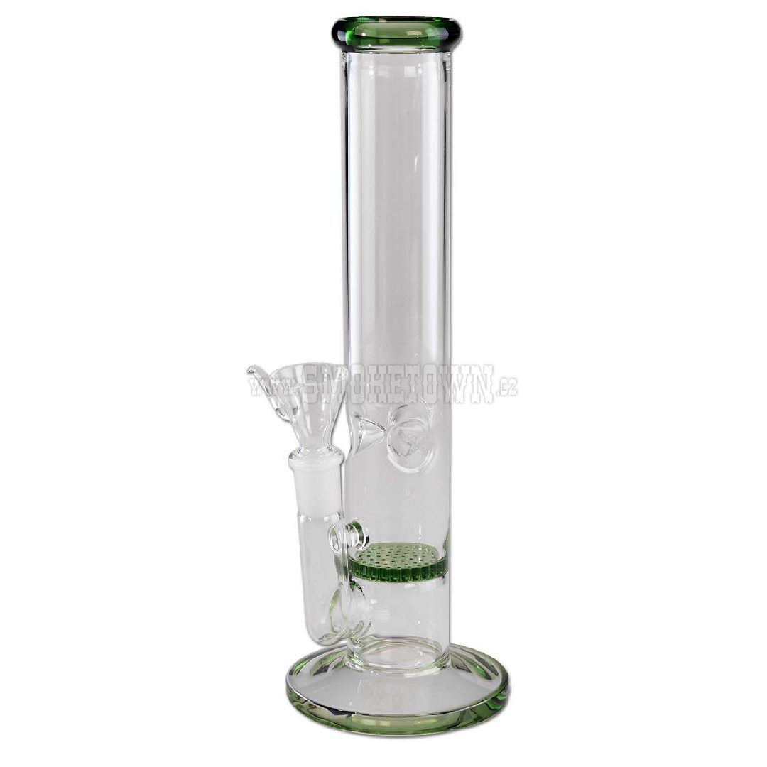 Ice Bong HoneyComb green 26cm