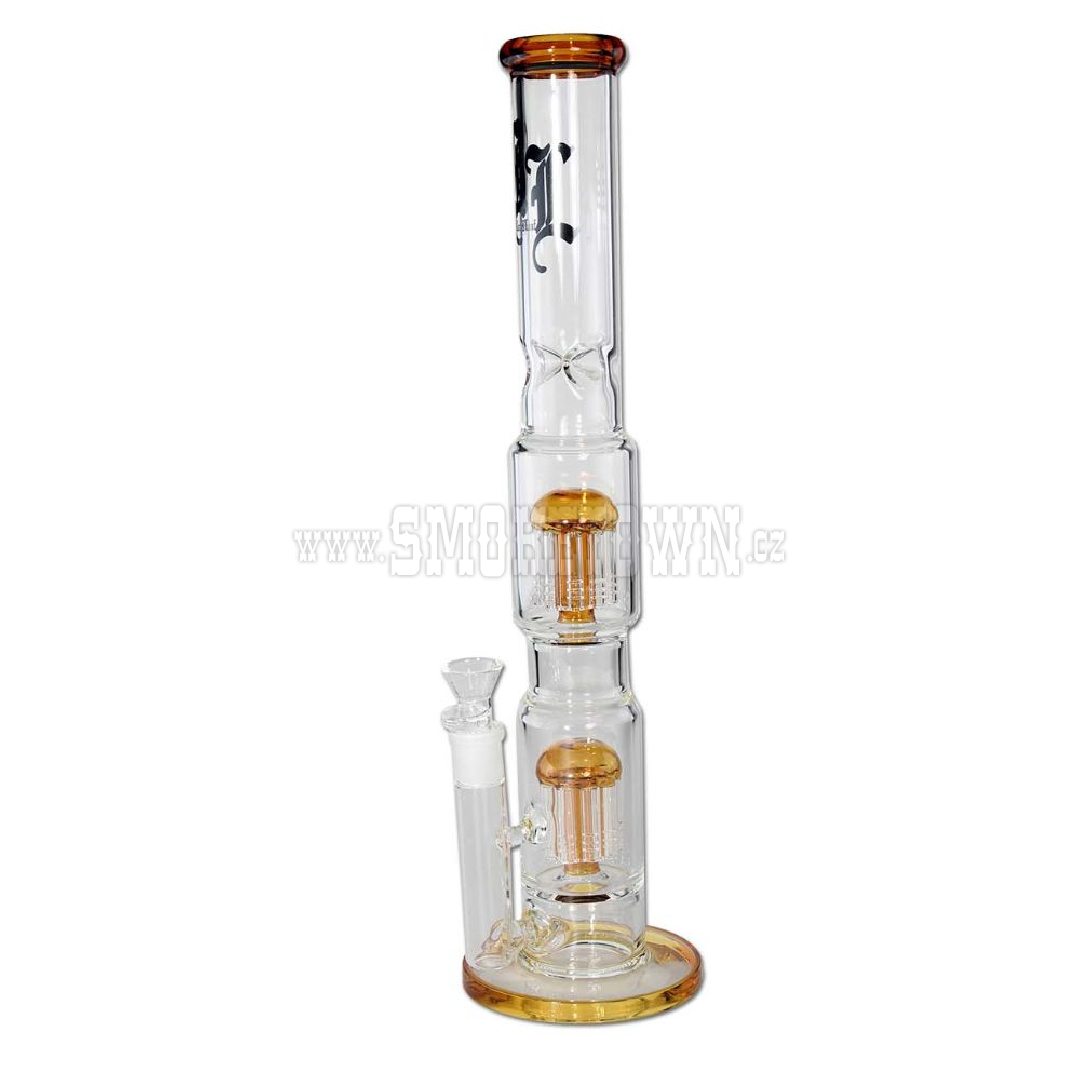 BL Ice Bong 2x 10-Arm Tree Percolator Umber 48 cm