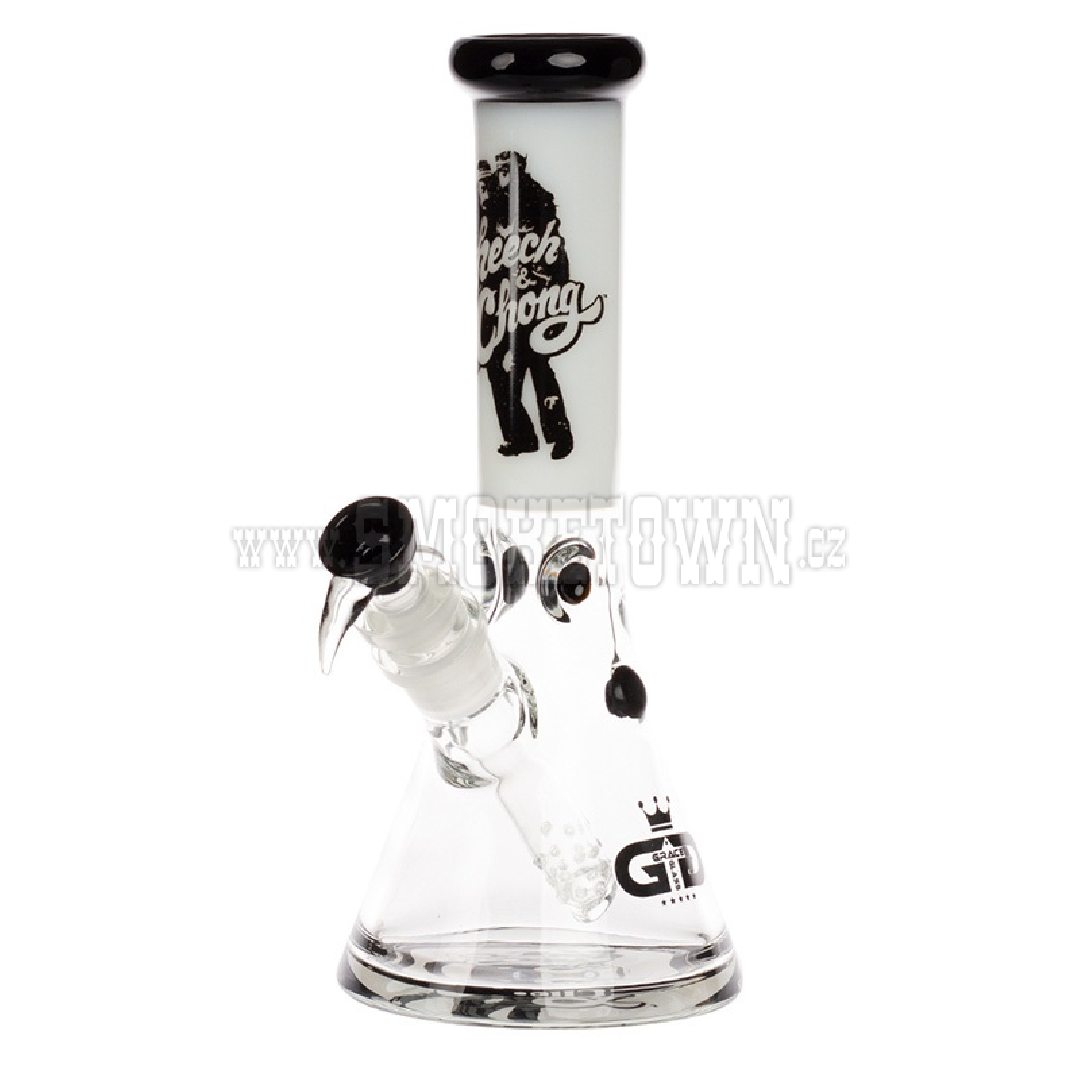 Grace Glass Cheech & Chong Beaker Bong White32 cm