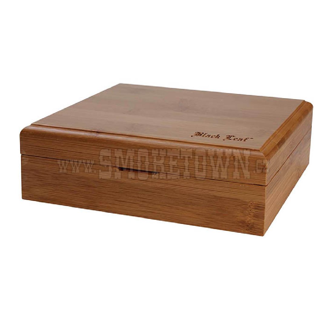 Black Leaf Bamboo Stoner Box 180x165x58mm