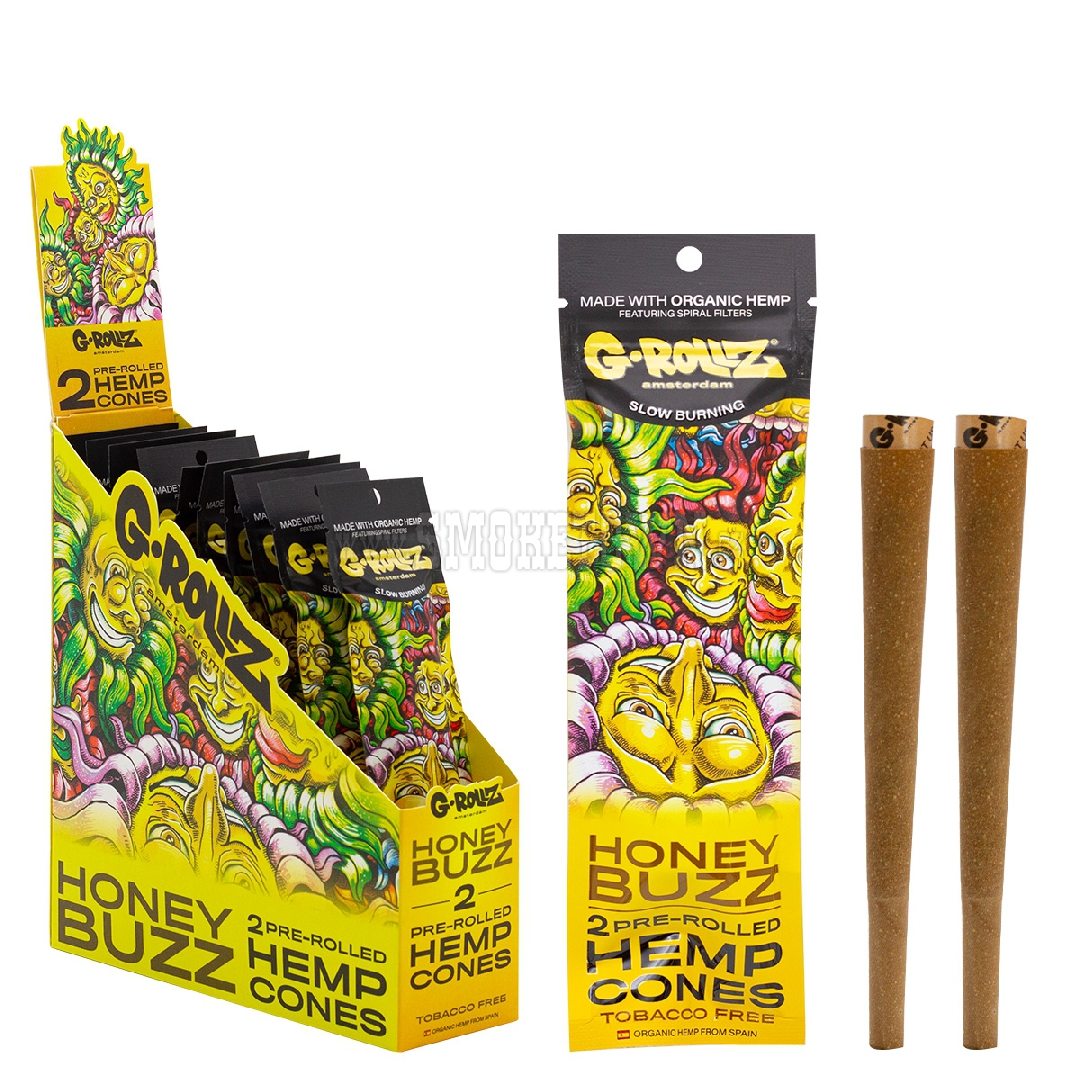 G-Rollz 2x Honey Buzz Flavored Pre-Rolled Hemp Cones