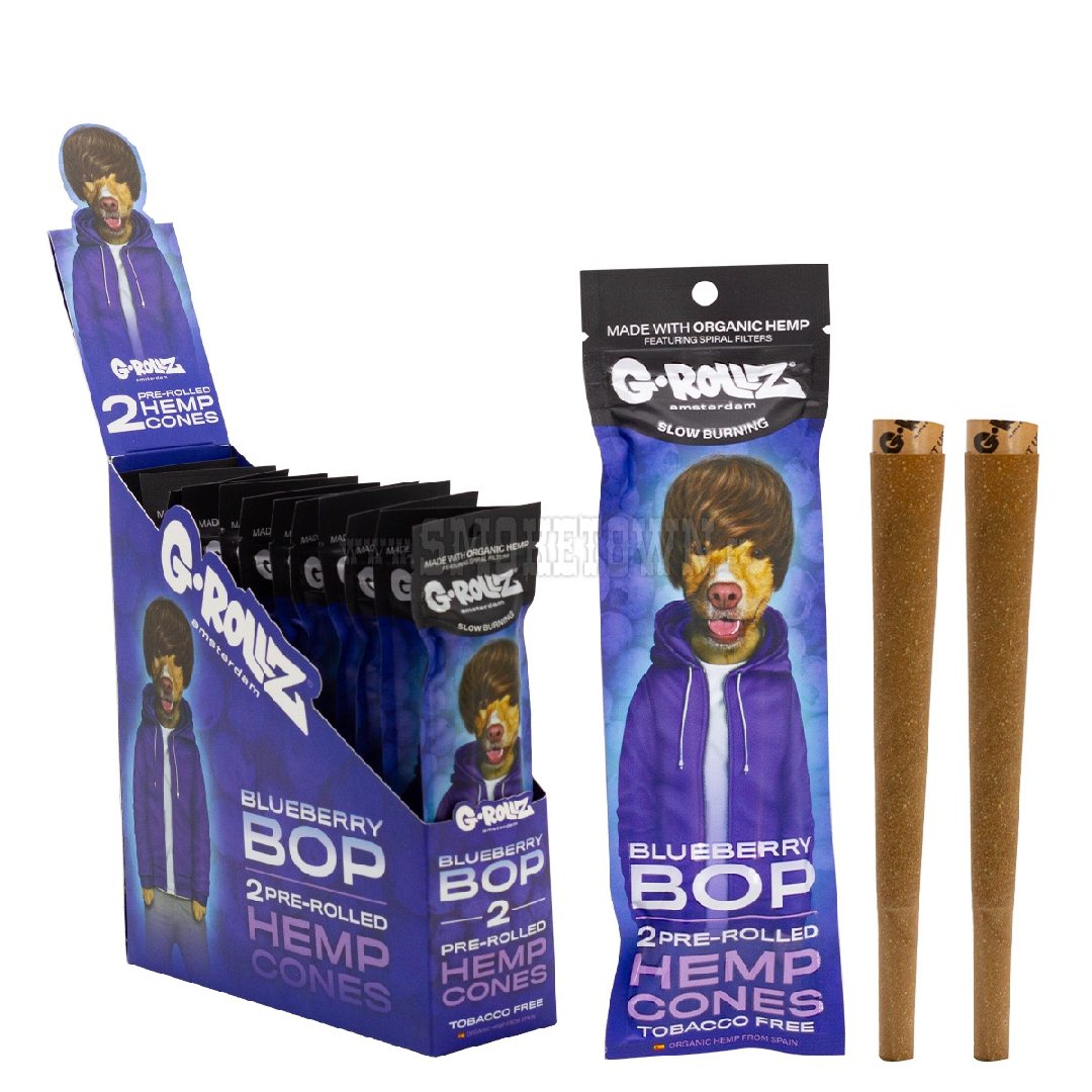 G-Rollz 2x Blueberry BOP Flavored Pre-Rolled Hemp Cones