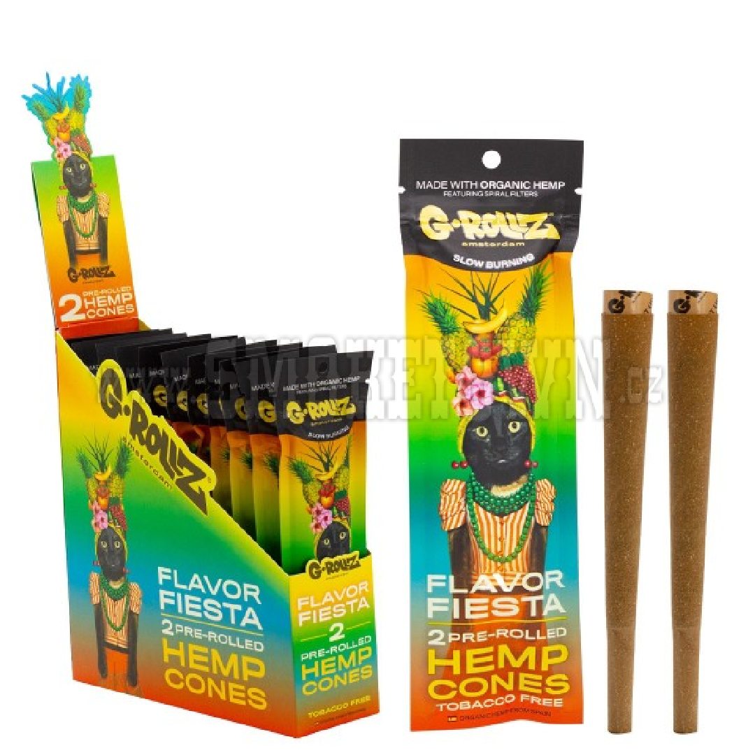 G-Rollz 2x Flavor Fiesta Flavored Pre-Rolled Hemp Cones