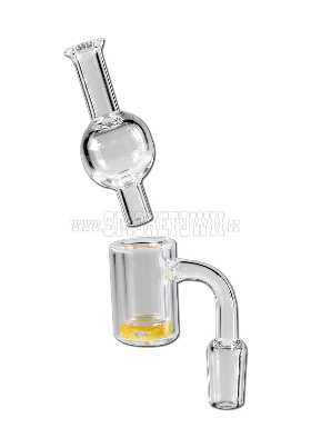 Glass Banger Set clear Grinding with Carb Cap SG10