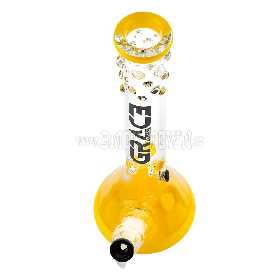 Grace Glass Pearl Glass Yellow 40cm 2