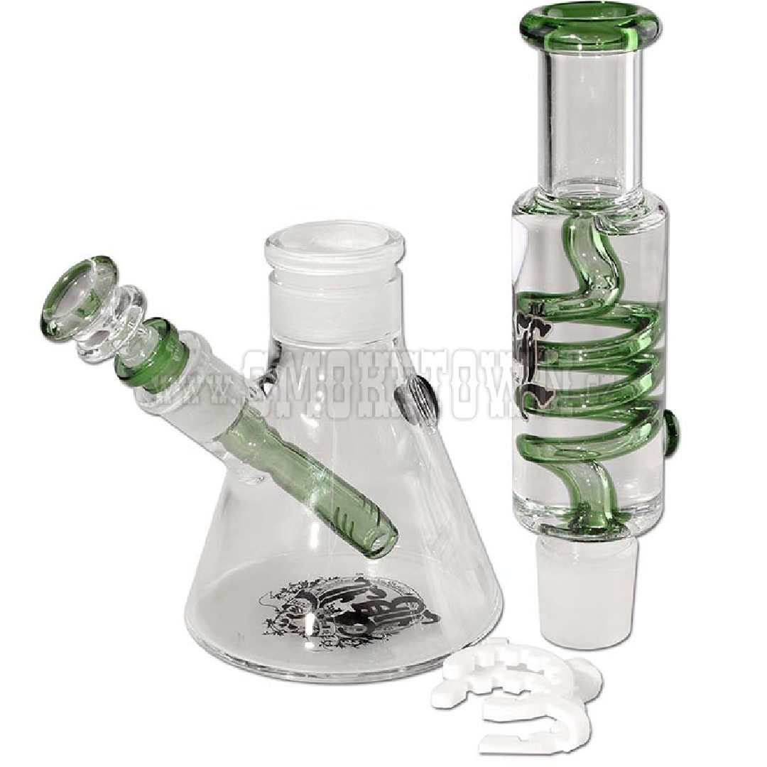 BL Liquid Bong with Spiral 32cm Blue 2