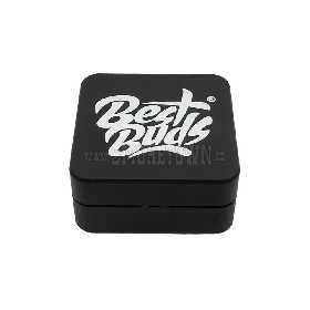 Best Buds Flat Square Aluminium Grinder Onyx - 2 Part