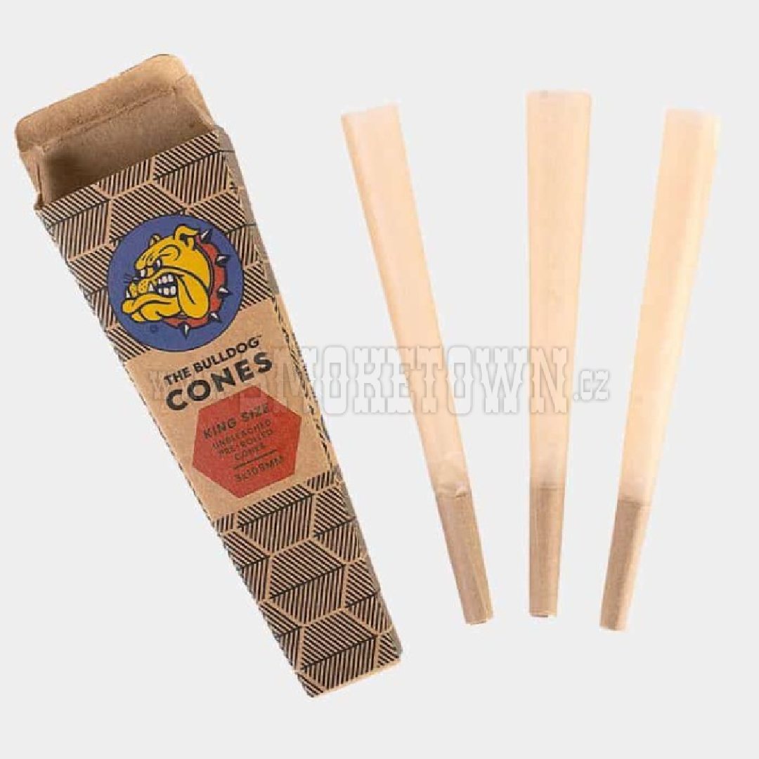 The Bulldog Cones King Size 3 Unbleached