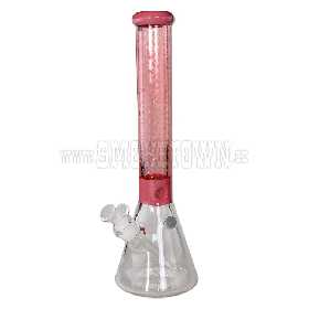 BLAZE Sandblast Beaker Bong Ice Pink 41cm