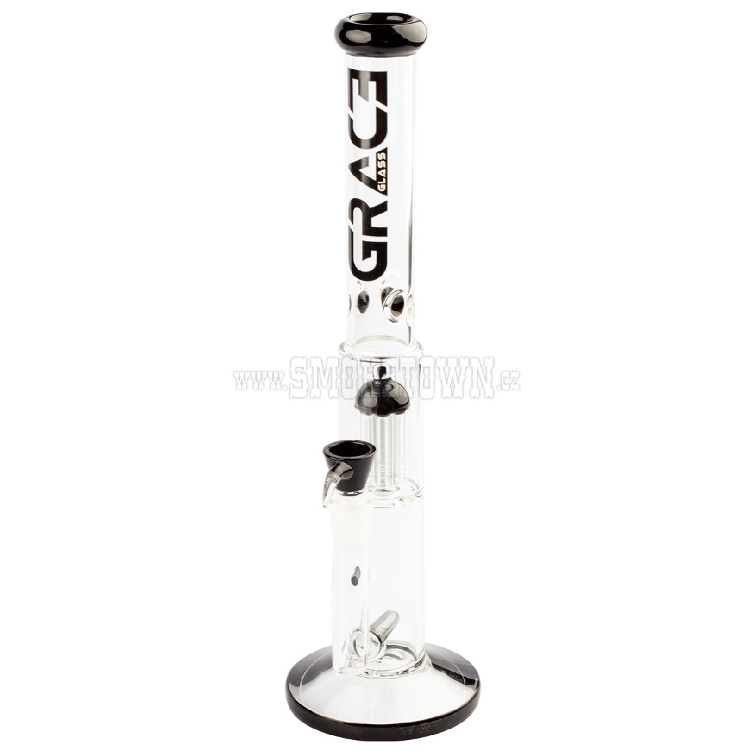 Grace Glass Limited Edition Black Barrel Bong 42cm 2