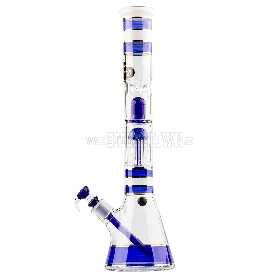 Grace Glass Golden Line Blue Beaker Bong 46cm 2