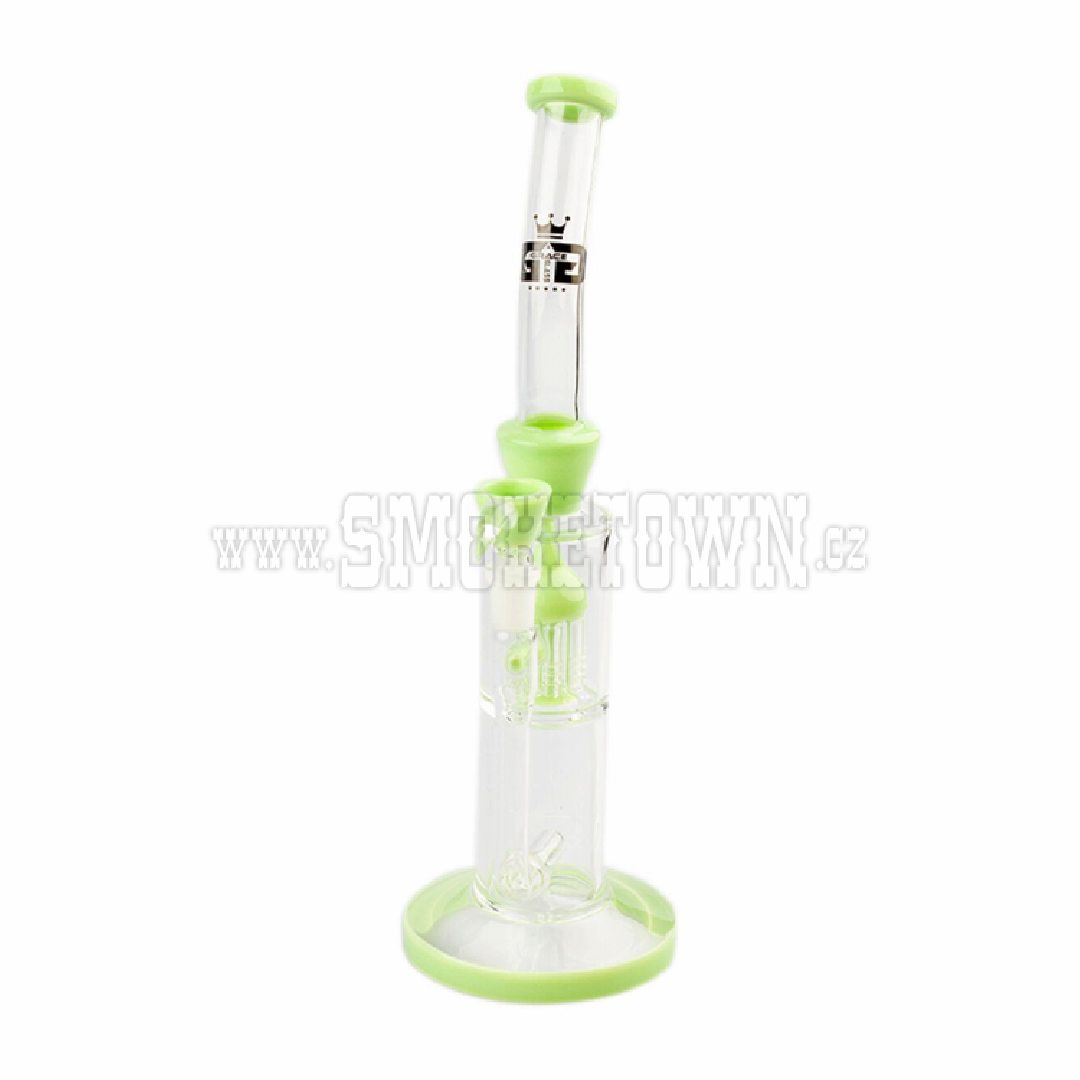 Grace Glass Limited Edition Green Barrel Bong 33cm 2