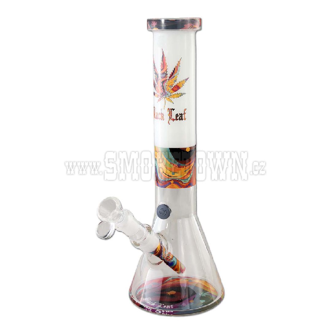 Black Leaf Beakerbong COLOURFUL 35cm