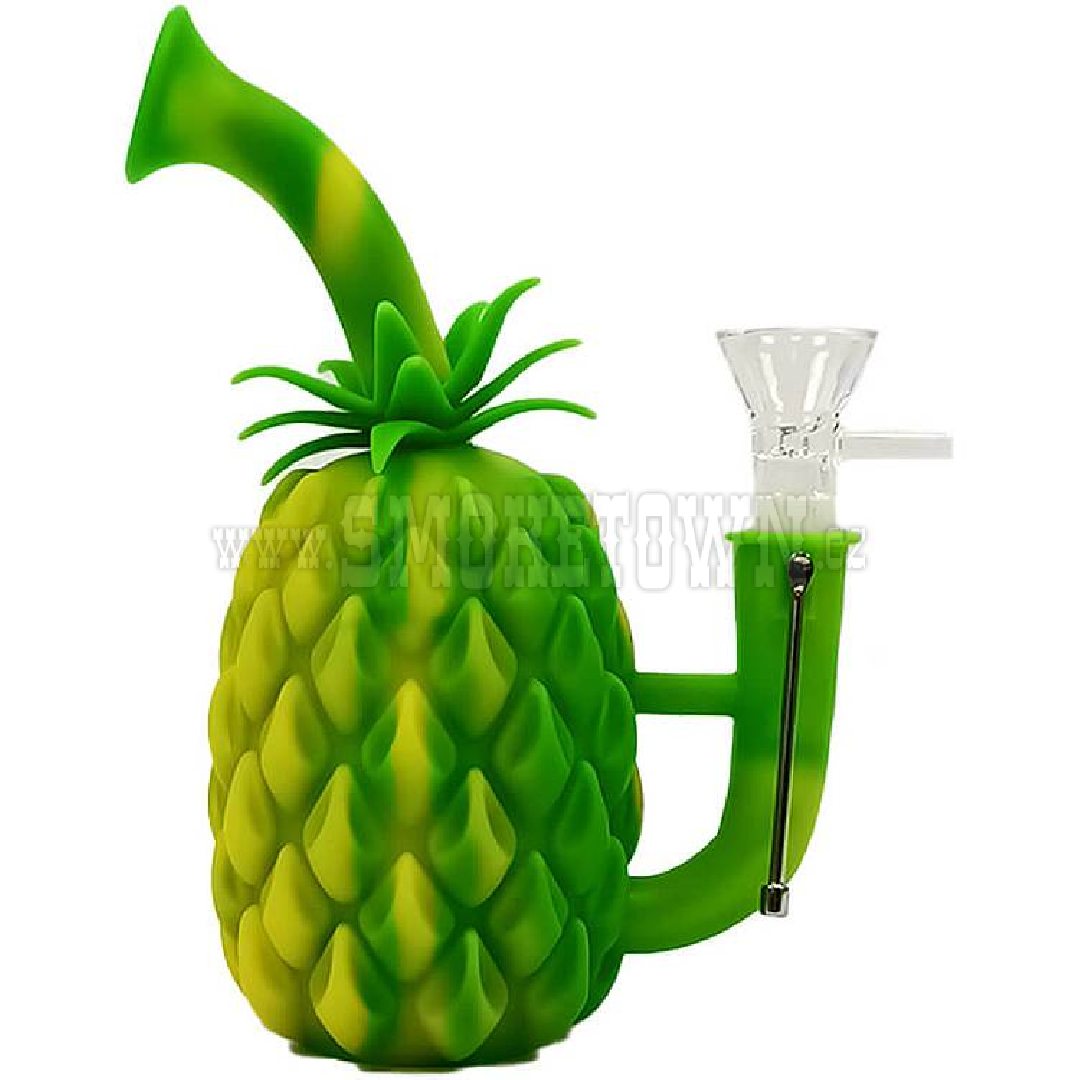 Pineapple Silicone Bong - 18cm 2