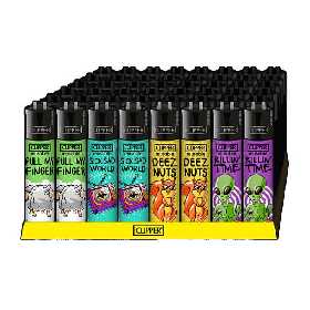 Clipper Lighters Classic Mix Slogan #4 2