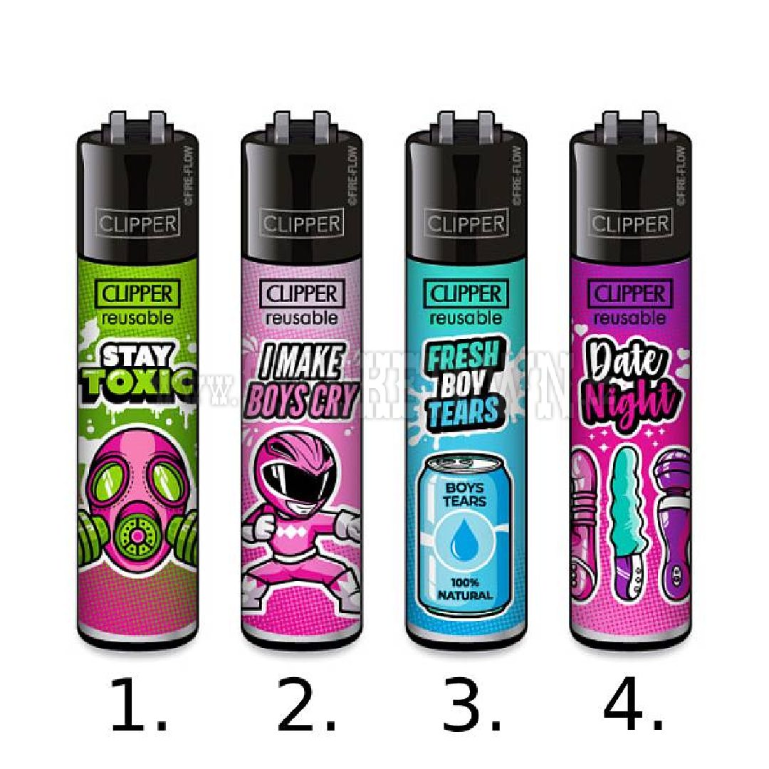 CLIPPER CLASSIC Large Girly Slogan 2