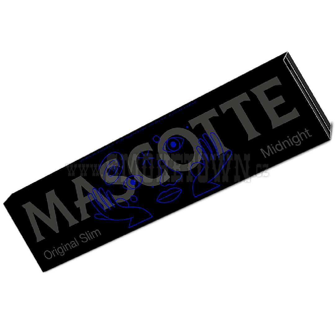 Mascotte 34 KS Slim Midnight Combi – Ultra Slim papírky + černé filtry
