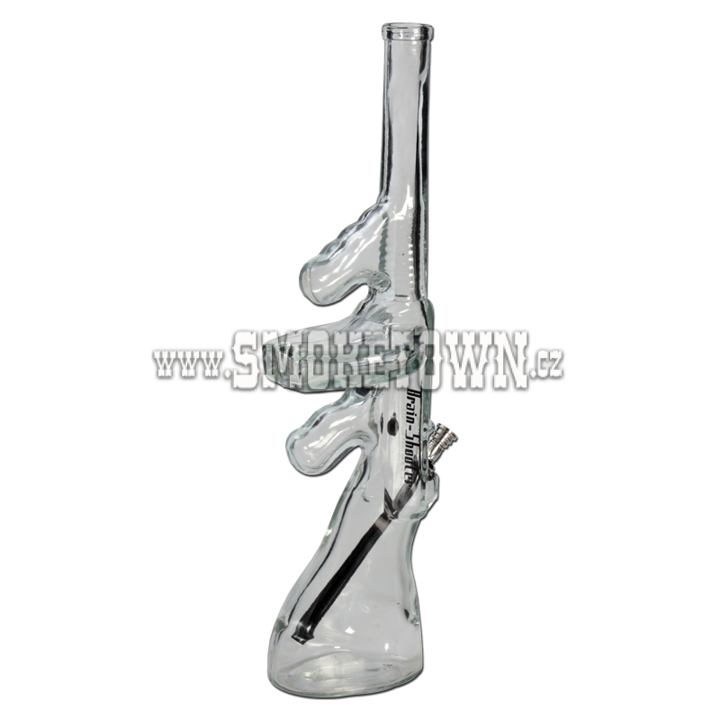 Brain-Shooter Thomson Glass Bong with Kick-hole 46cm