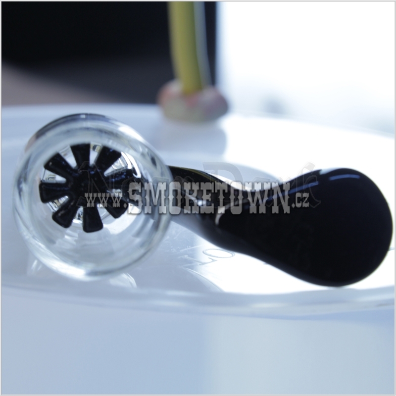 Premium Blaze Glass Bong Bowl Screen Black SG18 2